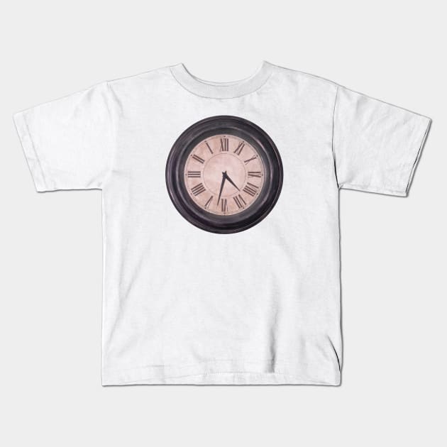 Running Out Of Time Kids T-Shirt by geekbias